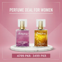 Luxury Duo Deal For Women | Versace Bright Crystal & Chanel no 5 Combo
