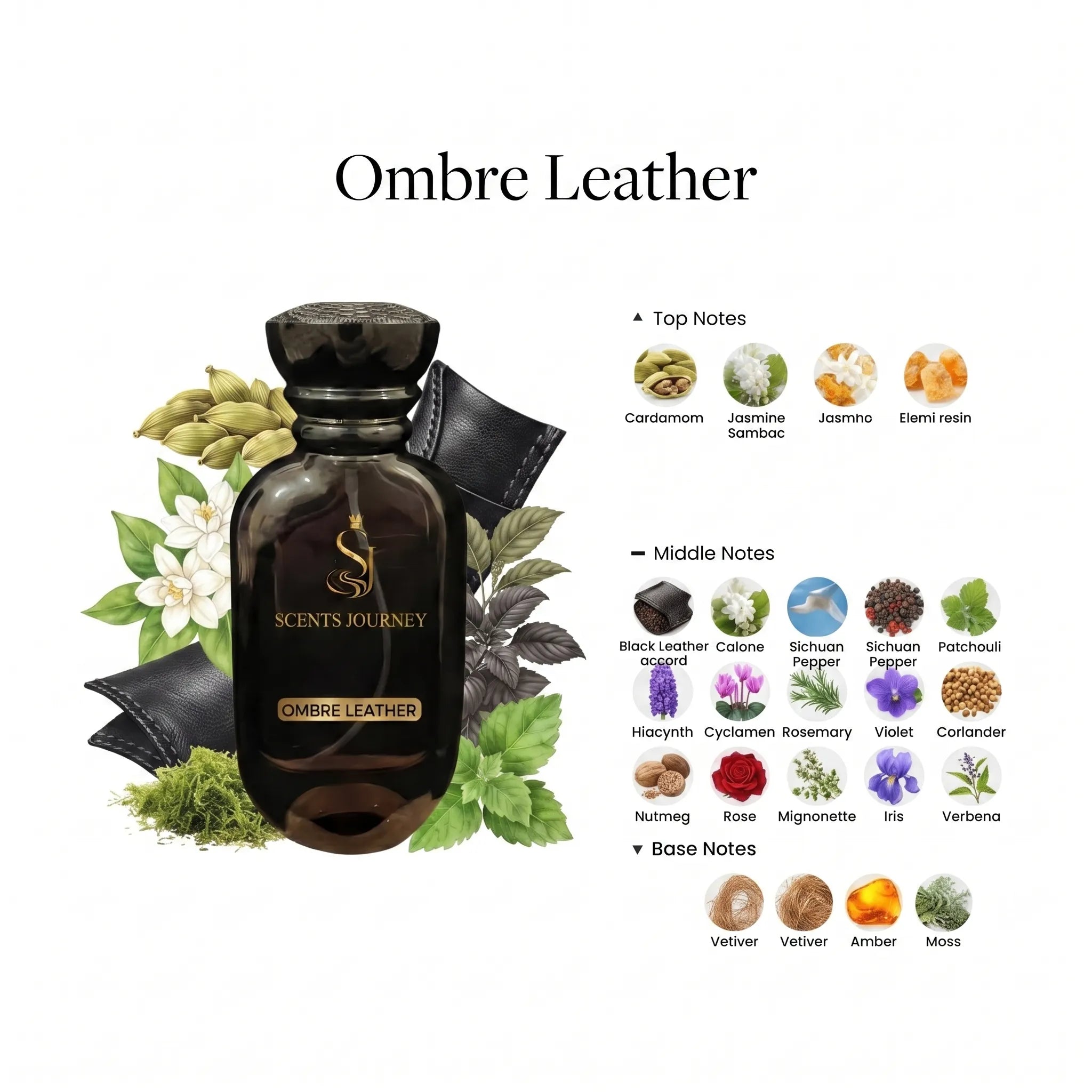 ombre leather	
