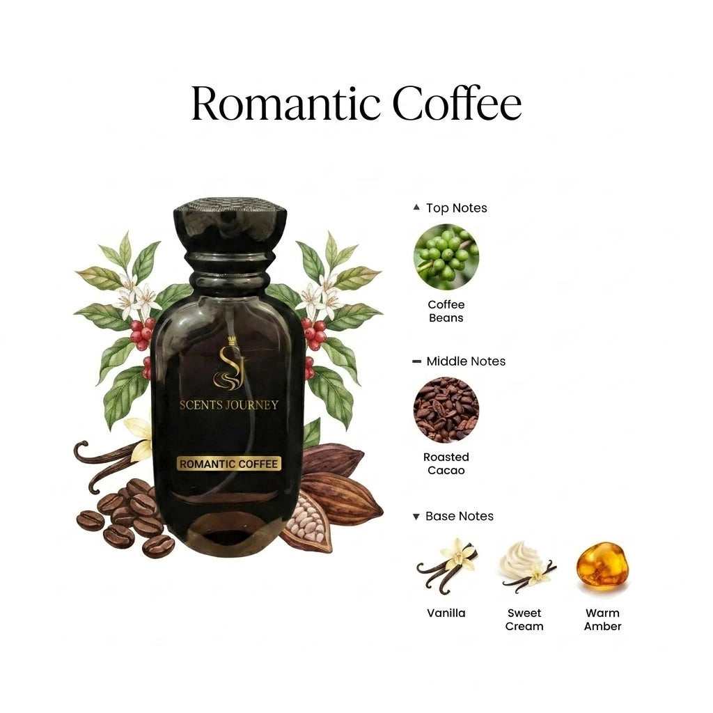 Romantic coffee fragrance